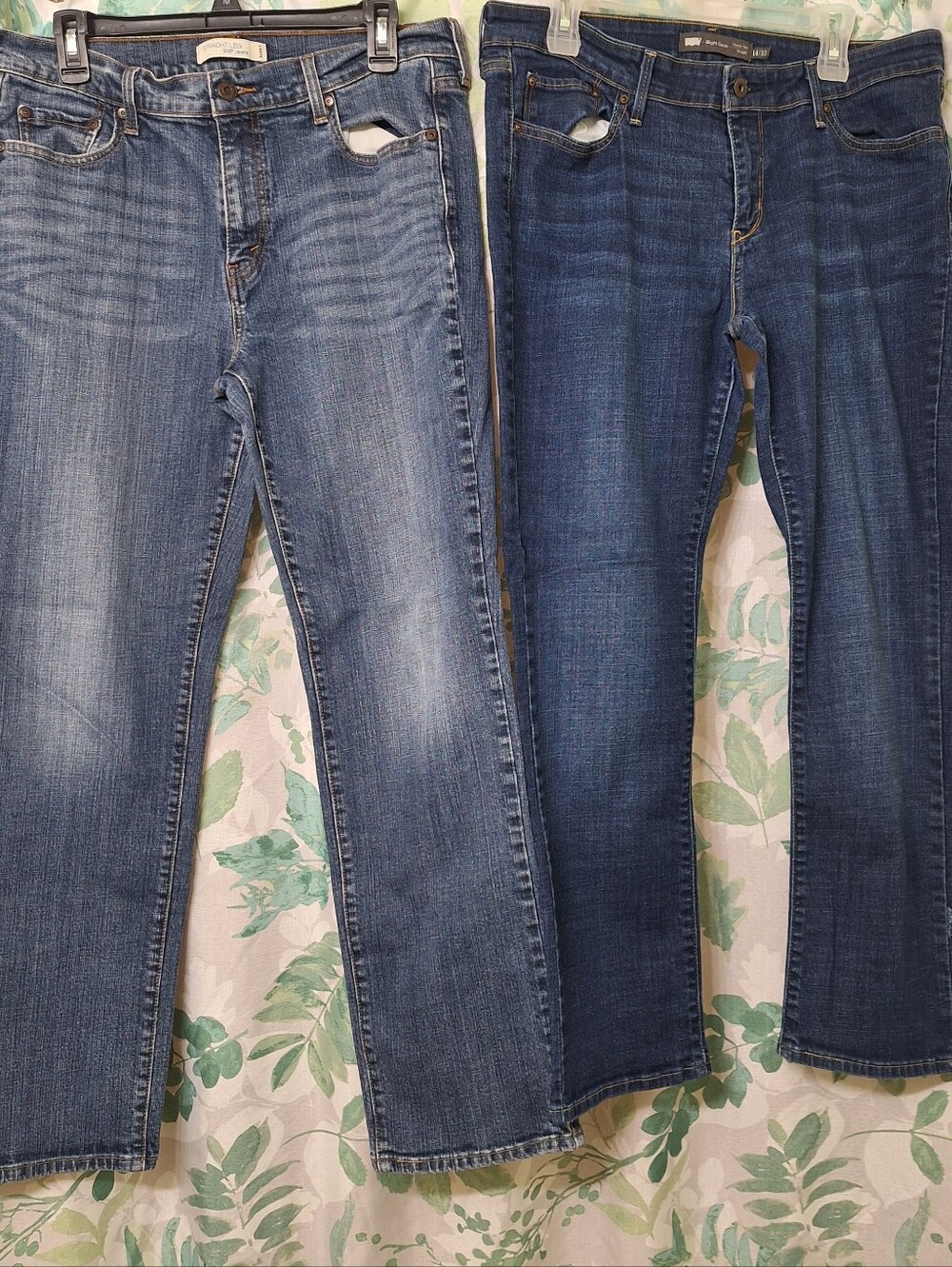 Levis Womens Straight Leg Jeans Size 14